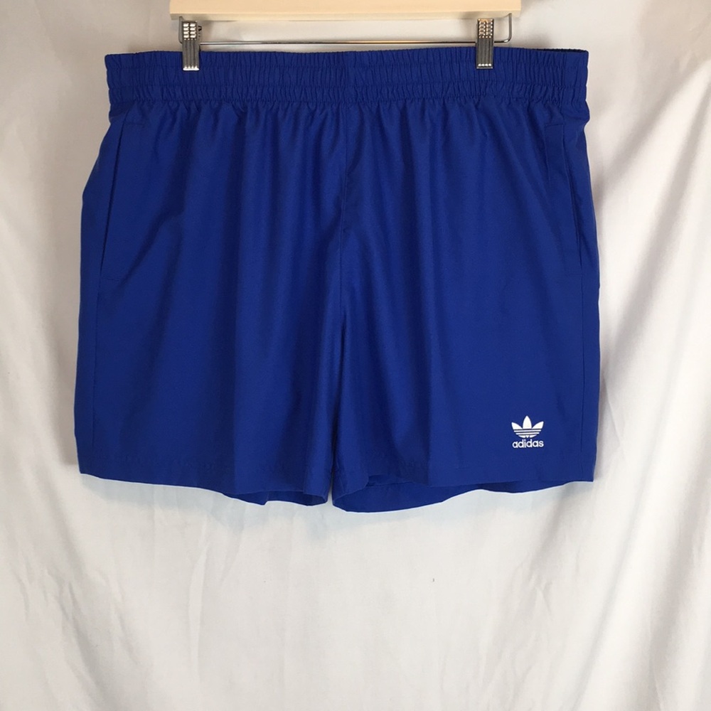 Men's Adidas Originals Royal Blue Swim Shorts Size 2XL